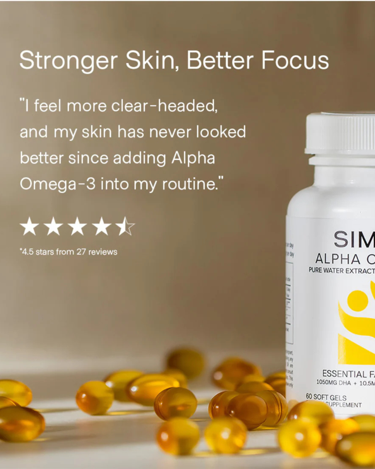 Simka | Alpha Omega-3 soft gel 60
